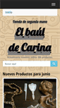 Mobile Screenshot of elbauldecarina.com